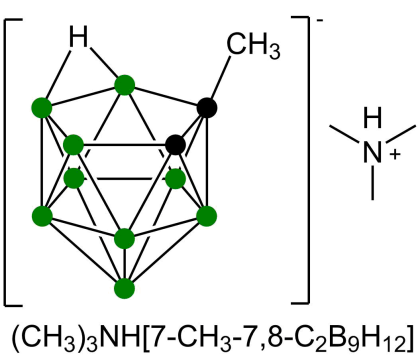 Trimethylammonium 7-methyl-7,8-dicarbaundecaborate