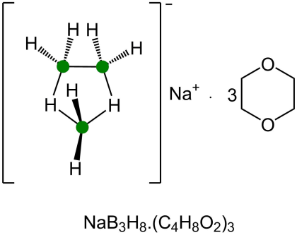 Sodium octahydrotriborate dioxane
