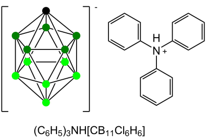 Triphenylmethinium hexachlorocarbadodecaborate